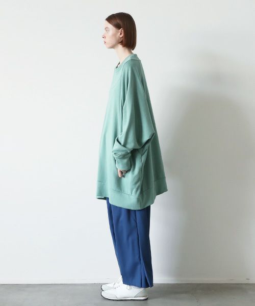 VUy.ヴウワイ.pullover sweat vuy-s23-k05[GREEN]:s_