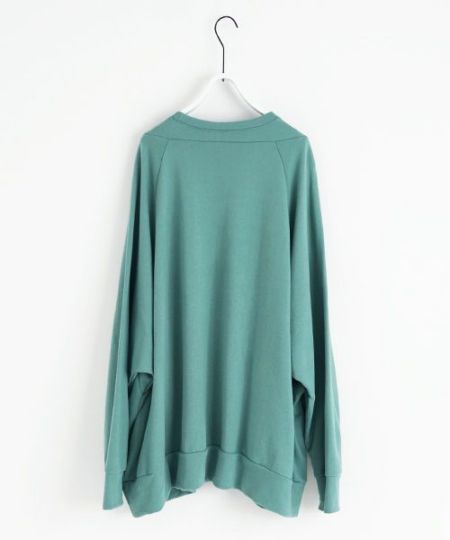 VUy.ヴウワイ.pullover sweat vuy-s23-k05[GREEN]:s_