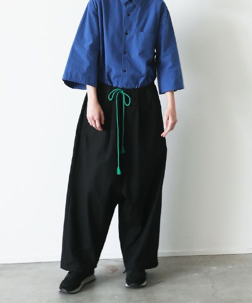 VUy.ヴウワイ.wide silhouette pants vuy-s23-p01[BLACK]:s_