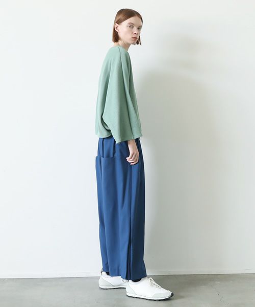 VUy.ヴウワイ.box slit pants vuy-a23-p02[BLUE]
