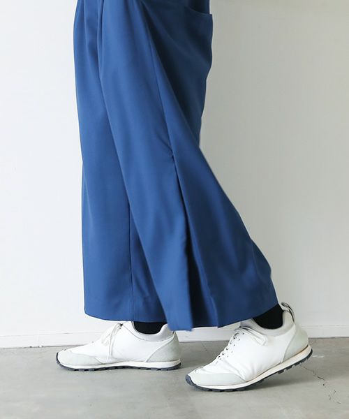 VUy.ヴウワイ.box slit pants vuy-a23-p02[BLUE]