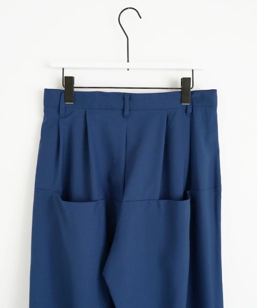 VUy.ヴウワイ.box slit pants vuy-a23-p02[BLUE]