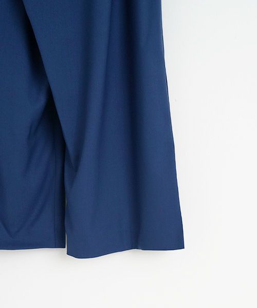 VUy.ヴウワイ.box slit pants vuy-a23-p02[BLUE]