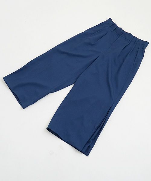VUy.ヴウワイ.box slit pants vuy-a23-p02[BLUE]