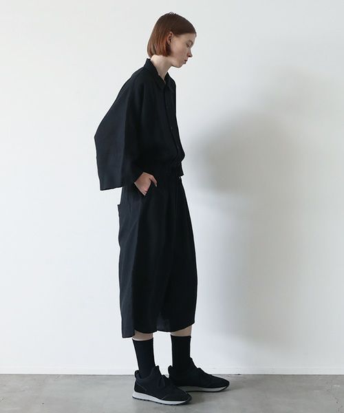 VUy.ヴウワイ.chord short pants vuy-s23-p03[BLACK]:s_