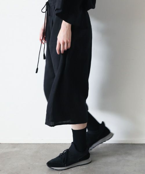 VUy.ヴウワイ.chord short pants vuy-s23-p03[BLACK]:s_