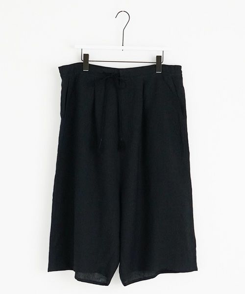 VUy.ヴウワイ.chord short pants vuy-s23-p03[BLACK]:s_