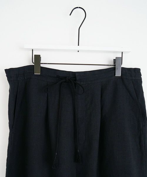 VUy.ヴウワイ.chord short pants vuy-s23-p03[BLACK]:s_