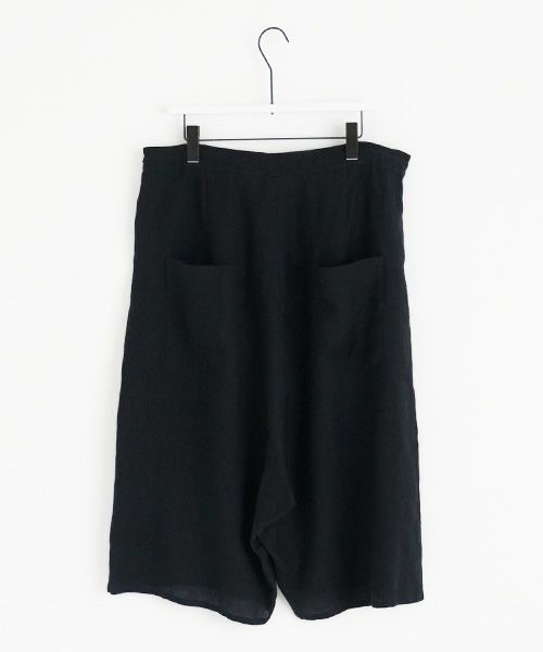 VUy.ヴウワイ.chord short pants vuy-s23-p03[BLACK]:s_