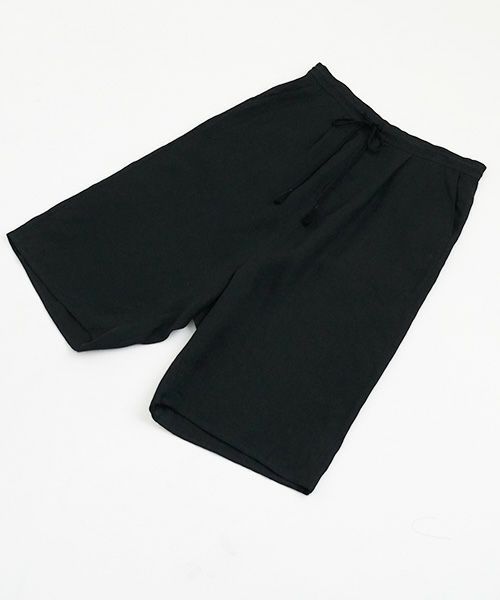 VUy.ヴウワイ.chord short pants vuy-s23-p03[BLACK]:s_