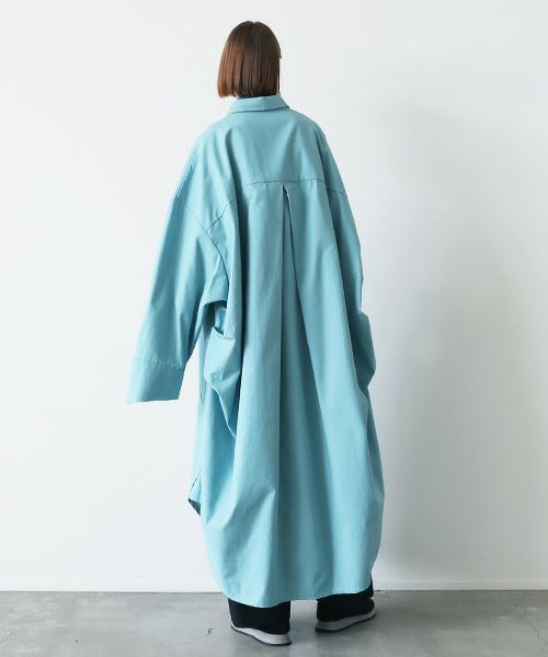 VUy.ヴウワイ.long coat vuy-s23-c01[TURQUOISE]:s_