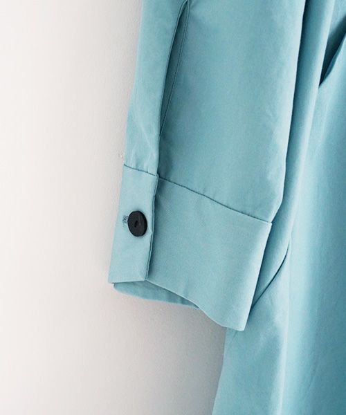 VUy.ヴウワイ.long coat vuy-s23-c01[TURQUOISE]:s_