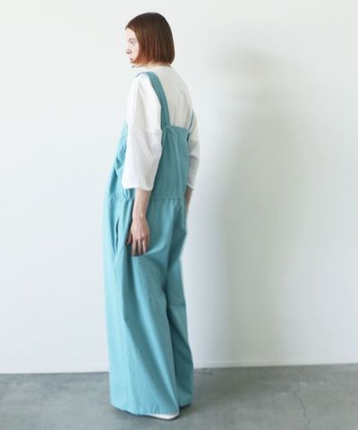 VUy.ヴウワイ.overall vuy-s23-o01[TURQUOISE]