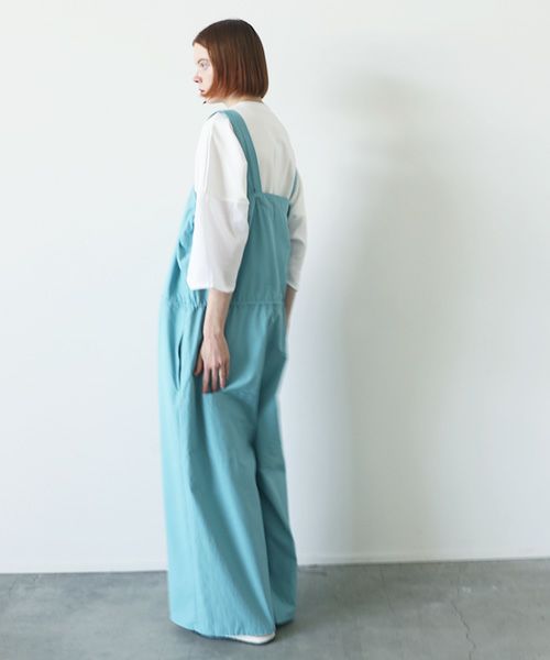 VUy.ヴウワイ.overall vuy-s23-o01[TURQUOISE]