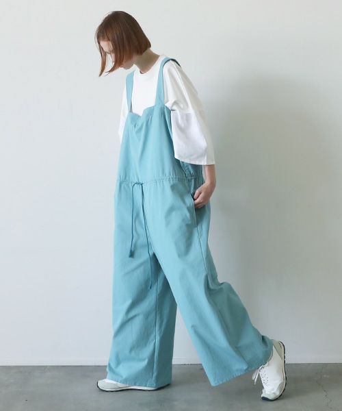 VUy.ヴウワイ.overall vuy-s23-o01[TURQUOISE]