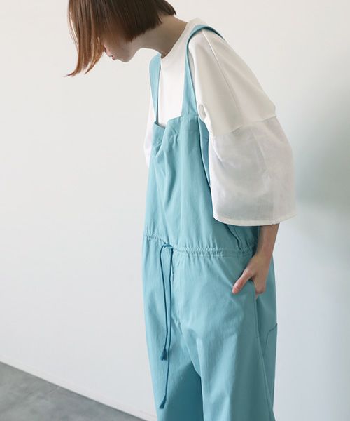 VUy.ヴウワイ.overall vuy-s23-o01[TURQUOISE]