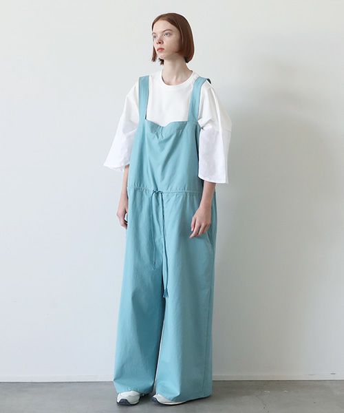 VUy.ヴウワイ.overall vuy-s23-o01[TURQUOISE]