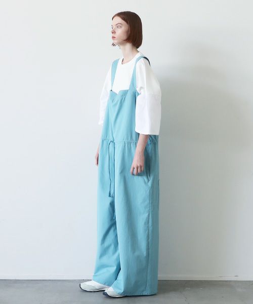 VUy.ヴウワイ.overall vuy-s23-o01[TURQUOISE]