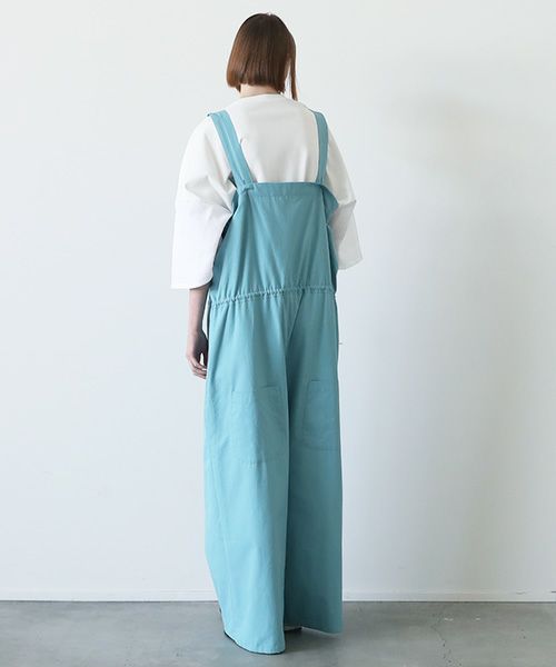 VUy.ヴウワイ.overall vuy-s23-o01[TURQUOISE]