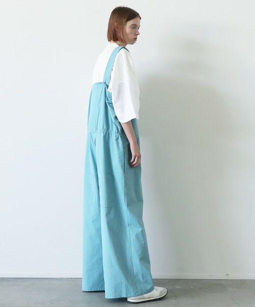 VUy.ヴウワイ.overall vuy-s23-o01[TURQUOISE]