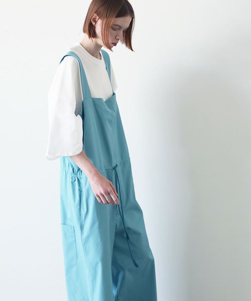 VUy.ヴウワイ.overall vuy-s23-o01[TURQUOISE]