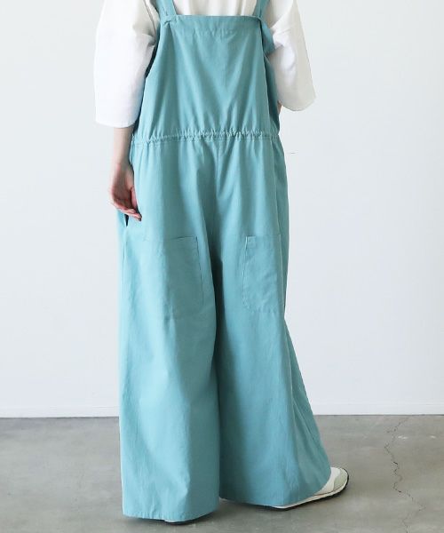 VUy.ヴウワイ.overall vuy-s23-o01[TURQUOISE]