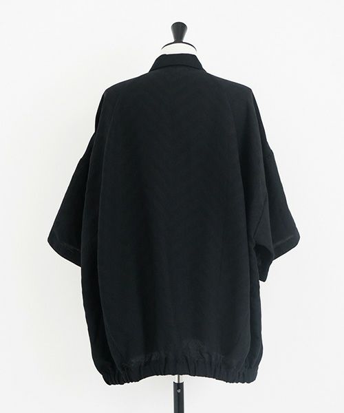 VU.ヴウ.zigzag ballon shirt vu-s23-s01[BLACK]:s