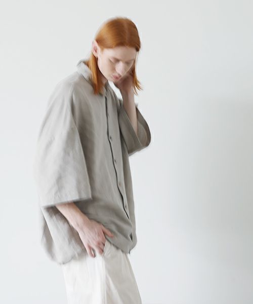 VU.ヴウ.zigzag ballon shirt vu-s23-s01[GREIGE]_