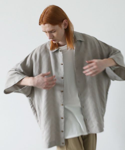 VU.ヴウ.zigzag ballon shirt vu-s23-s01[GREIGE]_