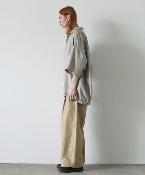 VU.ヴウ.zigzag ballon shirt vu-s23-s01[GREIGE]_