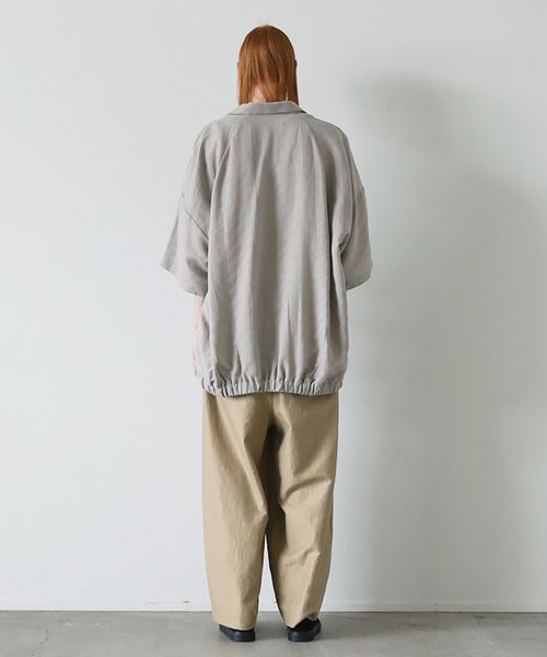 VU.ヴウ.zigzag ballon shirt vu-s23-s01[GREIGE]_