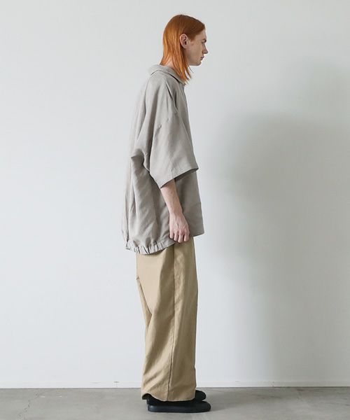 VU.ヴウ.zigzag ballon shirt vu-s23-s01[GREIGE]_