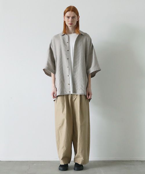 VU.ヴウ.zigzag ballon shirt vu-s23-s01[GREIGE]_