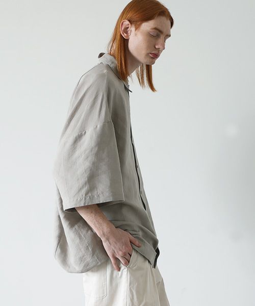 VU.ヴウ.zigzag ballon shirt vu-s23-s01[GREIGE]_