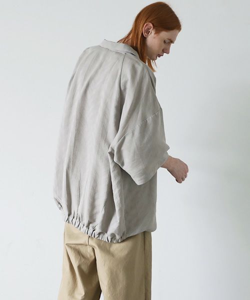 VU.ヴウ.zigzag ballon shirt vu-s23-s01[GREIGE]_