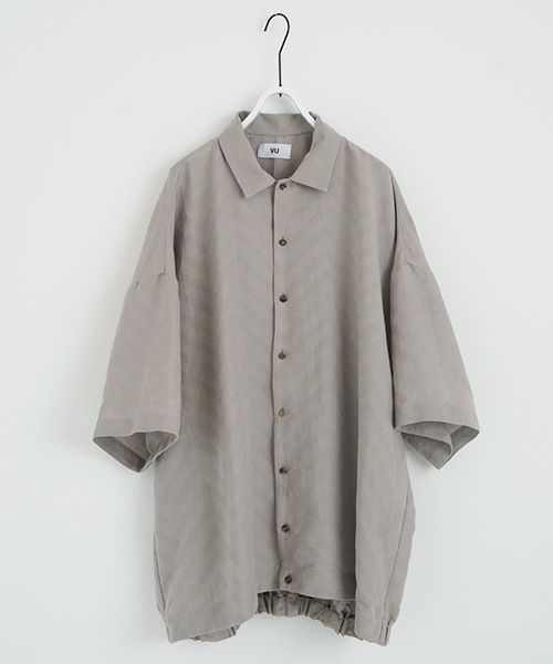 VU.ヴウ.zigzag ballon shirt vu-s23-s01[GREIGE]_