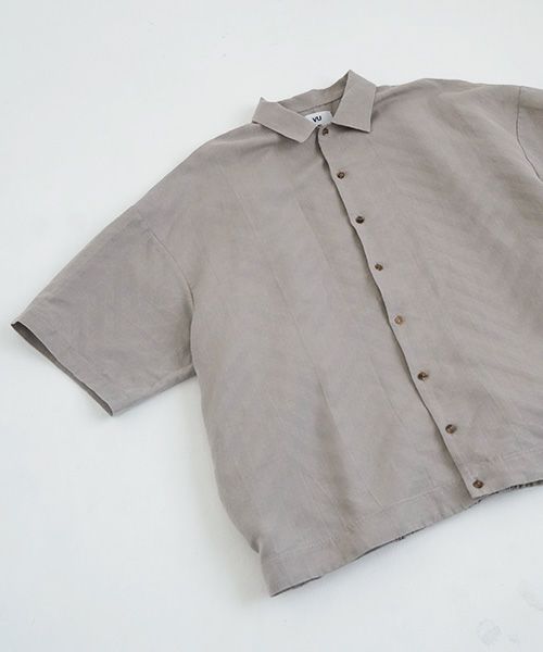 VU.ヴウ.zigzag ballon shirt vu-s23-s01[GREIGE]_