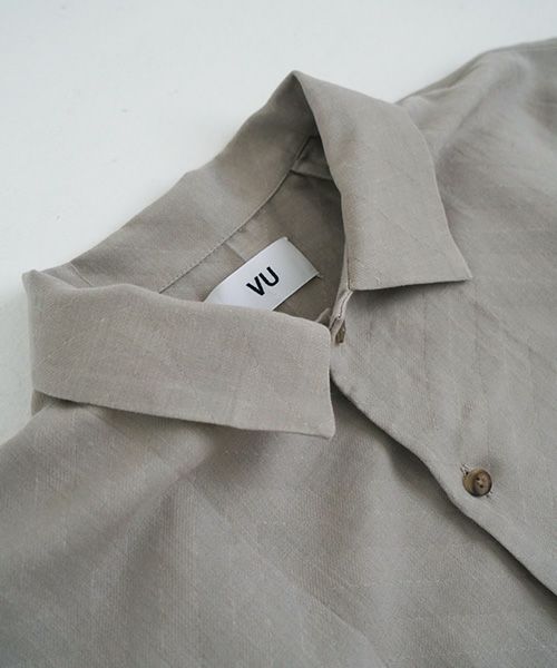 VU.ヴウ.zigzag ballon shirt vu-s23-s01[GREIGE]_