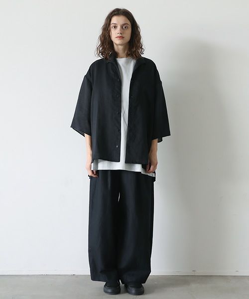 VU.ヴウ.open color shirt vu-s23-s02[BLACK]_