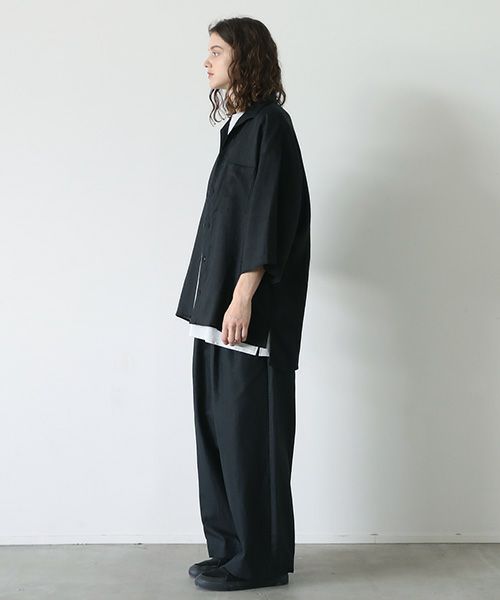 VU.ヴウ.open color shirt vu-s23-s02[BLACK]_