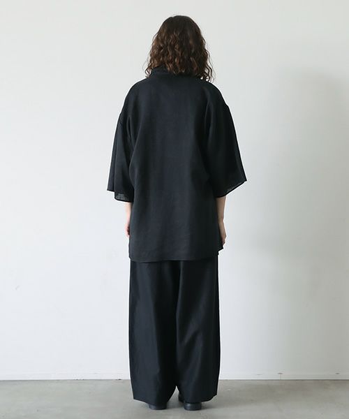 VU.ヴウ.open color shirt vu-s23-s02[BLACK]_