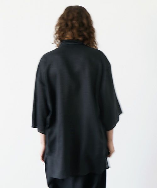 VU.ヴウ.open color shirt vu-s23-s02[BLACK]_