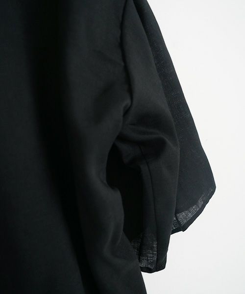 VU.ヴウ.open color shirt vu-s23-s02[BLACK]_