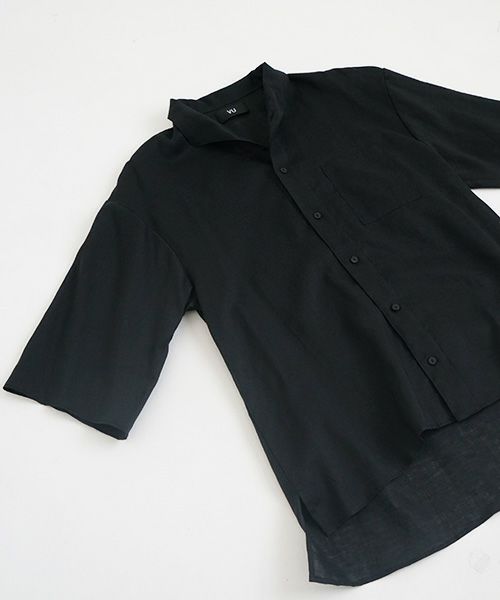 VU.ヴウ.open color shirt vu-s23-s02[BLACK]_