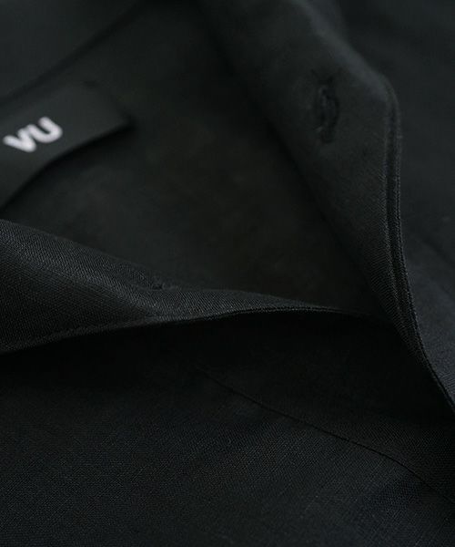 VU.ヴウ.open color shirt vu-s23-s02[BLACK]_