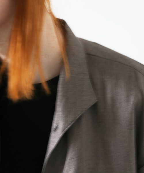 VU.ヴウ.open color shirt vu-s23-s02[GREIGE]_