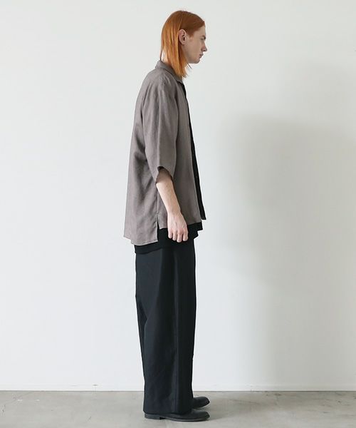 VU.ヴウ.open color shirt vu-s23-s02[GREIGE]_