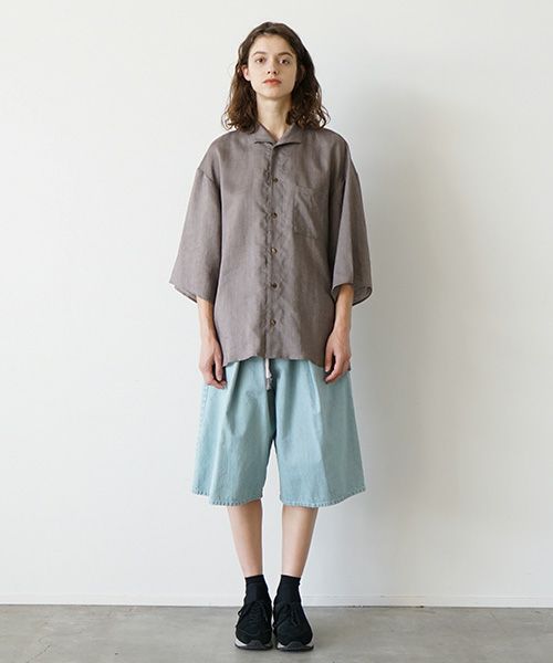 VU.ヴウ.open color shirt vu-s23-s02[GREIGE]_