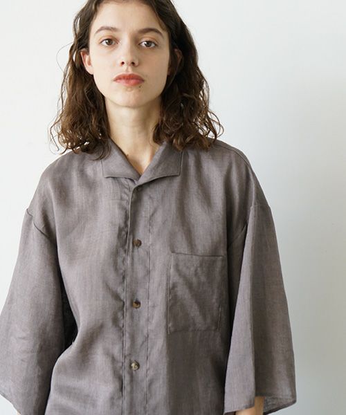 VU.ヴウ.open color shirt vu-s23-s02[GREIGE]_