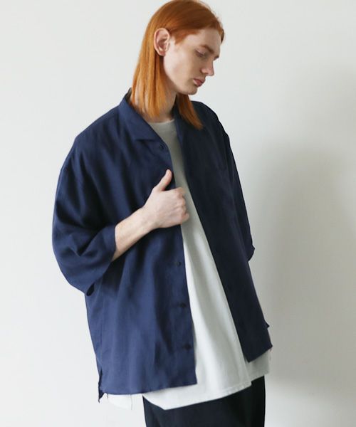VU.ヴウ.open color shirt vu-s23-s02[BLUE]_